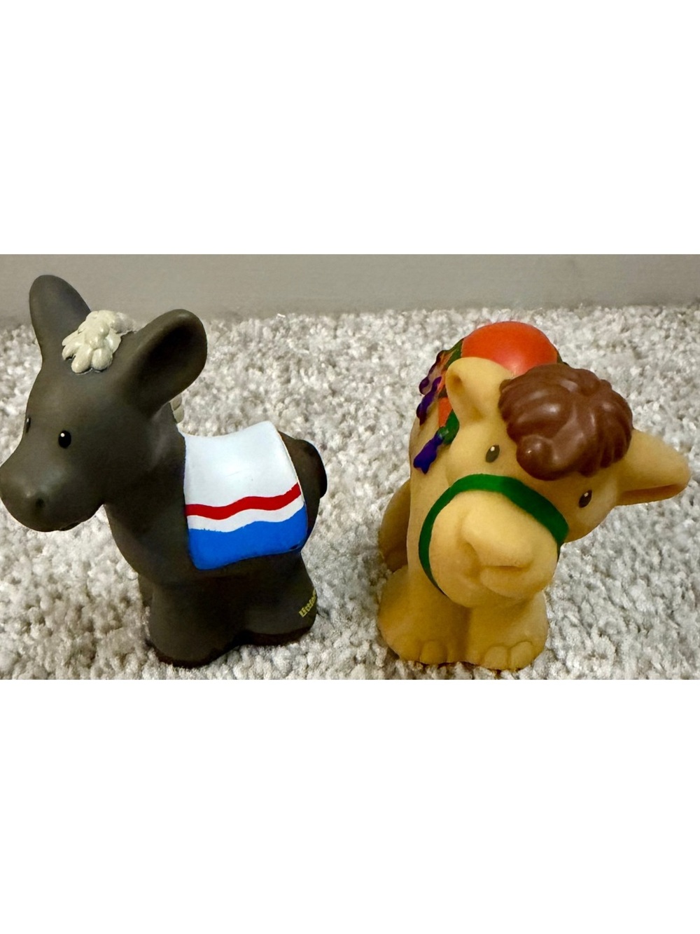 Fisher-Price Little People Christmas Nativity Animals - Camel & Donkey Set